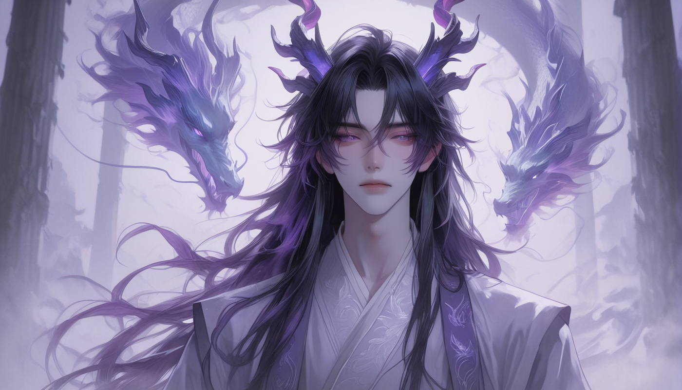 Twin shadow dragon aura