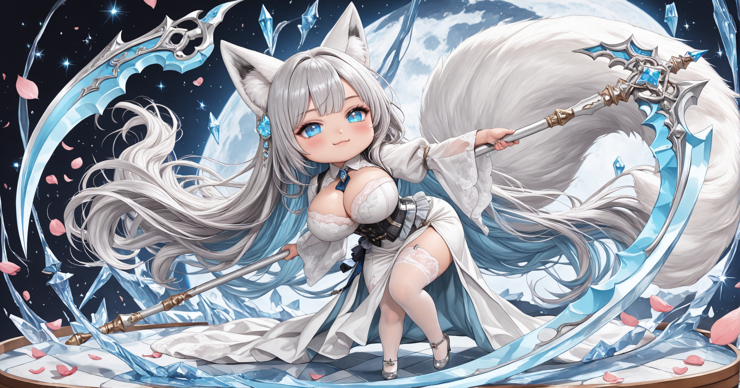 White moonlit variant