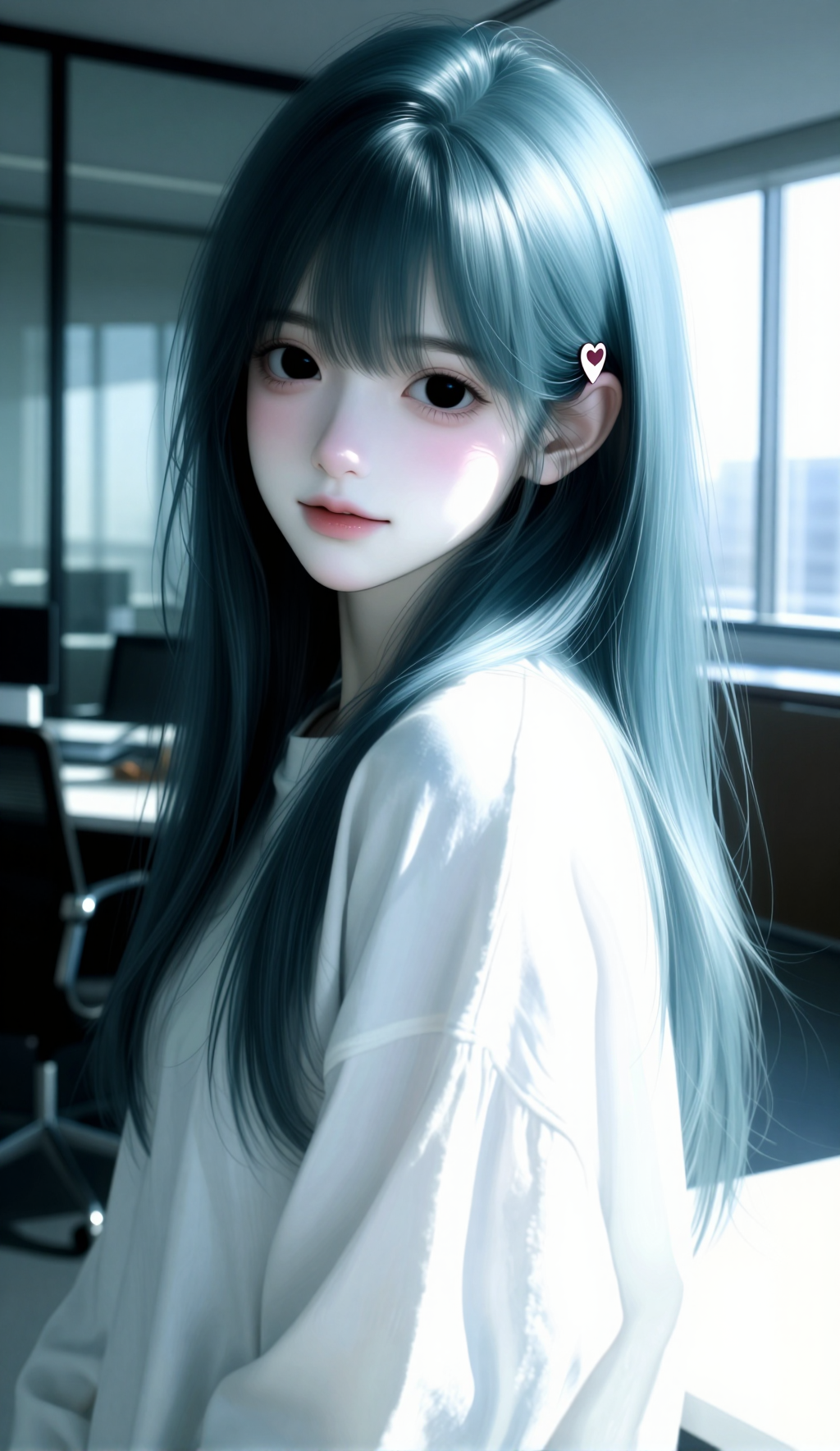 Ash Teal Office Girl preview